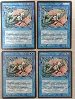 MTG　海の歌姫　フォールン・エンパイア版　英語　４枚