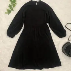 ロンハーマン✨フレア バルーンスリーブ ギャザー ロングワンピース