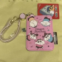 クレヨンしんちゃん❤️リール付きパスケース❤️かすかべ防衛隊