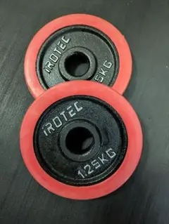 アイロテック　バーベル・プレート　1.25kg　 2枚　中古バーベル