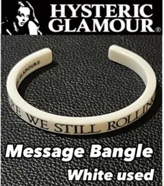 HYSTERIC GLAMOUR バングル　スタッズ　リストバンド　レザー 美品】HYSTERIC GLAMOUR レザーブレスレット ピラミッドスタッズ