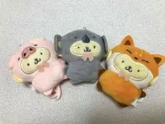 ポムポムプリン　動物着ぐるみ　マスコットセット