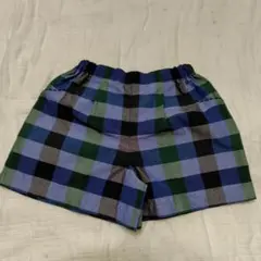 チェック柄ショートパンツ　familiar