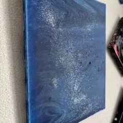 ポーリングアート　青