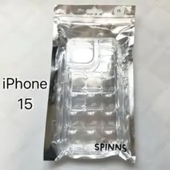【新品未開封】 スピンズ iPhone15 ぽこぽこ スマホケース SPINNS
