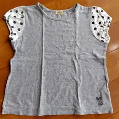 HusHusH の水玉グレーのTシャツ☆130cm