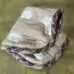 6重ガーゼスクエアハンカチ　ハリネズミ