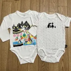 【水通しのみ】ムーミンレイマ　ロンパース　カバーオール　半袖　長袖