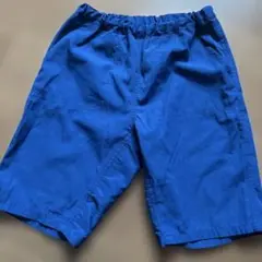 美品☆無印良品　乾きやすいハーフパンツ　キッズ　150 ブルー