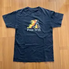 Free wifi Tシャツ　M ブラック