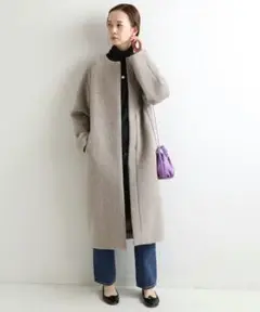 イエナ◇ラムウールコート36