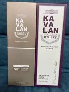 Kavalan カバラン 台湾 ウイスキー 2種2本 700ml 計1.4L