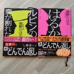 宿野かほる 2冊セット「ルビンの壺が割れた」「はるか」おまとめ