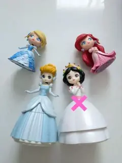 ディズニープリンセス ガチャガチャ シンデレラ アリエル