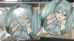初音ミク　缶バッジ　ビビッド　2点
