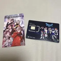 CRフェス CR MOBILE SIMカード&XrossStarsステッカー
