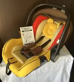 美品⭐︎ディズニー くまのプーさん ファーストキャリー ベビーシート説明書付　軽量