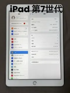 【動作確認済み】　iPad第7世代　シルバー