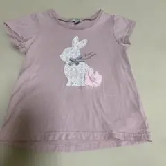 any FAM ピンクウサギTシャツ 110