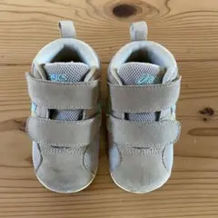 アシックス　ベビーシューズ 12.5cm ベージュ