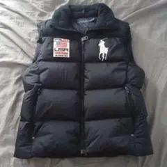 Polo Ralph Lauren PRL67 ダウンベスト 黒 ラルフローレン