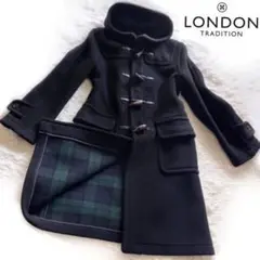 7 LONDON TRADITION ロンドントラディション ダッフルコート黒