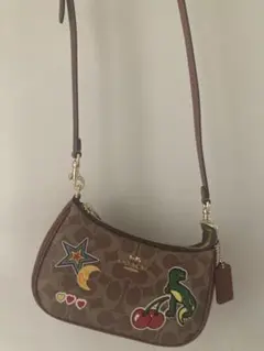 【希少】COACH コーチ ハンドバッグ ソーホー金具 てんとう虫 ポーチ付き 希少】COACH コーチ ハンドバッグ ソーホー金具 てんとう虫