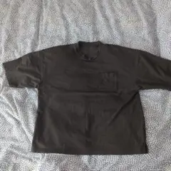 メンズTシャツ カーキ XL シアサッカー素材