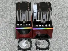 高性能CPUクーラー 120mmファン 2個セット