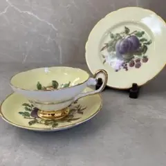 英国ヴィンテージ　リージェンシーRegency ティーカップトリオ