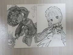 つくしあきひと　イラストカード　特典　comic zin メイドインアビス　2種