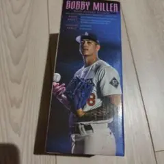 【 新品未使用】ドジャース公式　 ボビーミラーのボブルヘッド人形