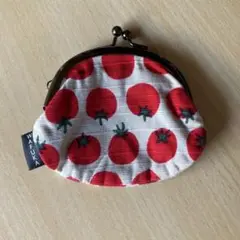 WAFUKA トマト柄がま口