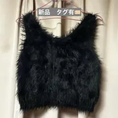 TRINITY ファー　ビスチェ