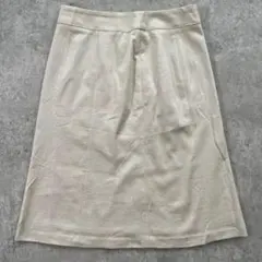 【美品】NEWYORKER ニューヨーカー コットン混 ストレートスカート M