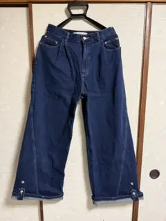 完売品GU rokhダークブルー デニム XL ロク