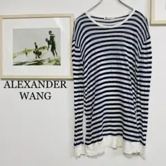 ★限定特価★ ALEXANDER WANG ボーダー Tシャツ