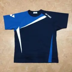 【送料込み】YONEX バドミントンシャツ Sサイズ ネイビー/ブルー