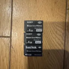 Sony SanDisk メモリースティックPRO Duo 4GB 4GB