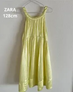週末限定値下げ❗️ ZARA キッズ ワンピース バックリボン 128cm
