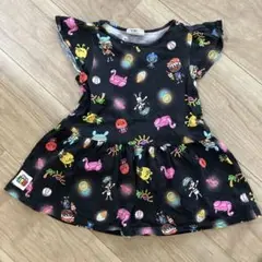H&M カラフルキャラクター ワンピース 92