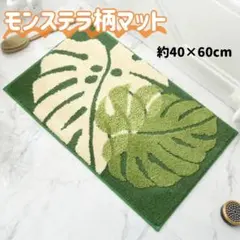 モンステラ柄マット ラグ 玄関マット トイレマット バスマット キッチンマット