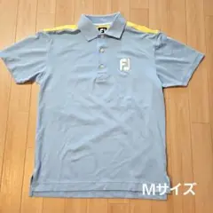 【美品】FJ ゴルフウェア　ポロシャツ M 水色