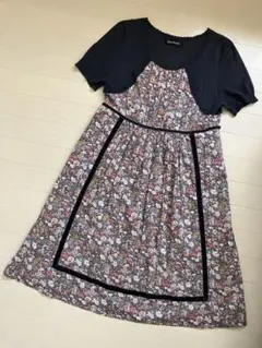 Jane Marple メルヘンプリントのワンピース