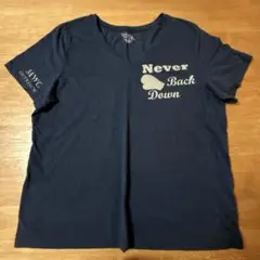 Time and Tru ネイビー Vネック Tシャツ 半袖ゆったり大きいサイズ
