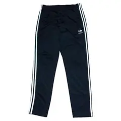 古着 adidas アディダス トラックパンツ ジャージ ブラック XXL