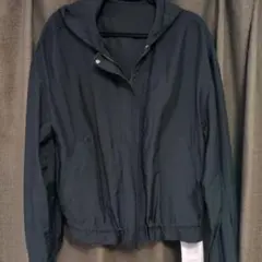 VIS フード付き バックフリルブラックジャケット新品未使用