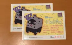 高輪ゲートウェイDeliRo ステッカー 2枚セット
