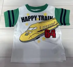 【80cm】 半袖 電車 ドクターイエロー Tシャツ 男の子