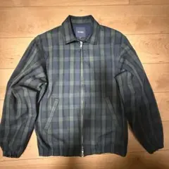 BEAMS チェックブルゾン